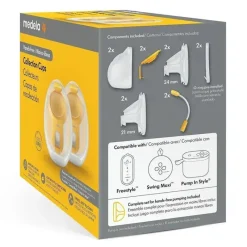 Medela Breast Pumps*- 2Pk Hands Free In Bra Collection Cups Breast Pump