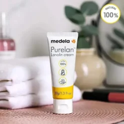 Medela Breast Pump Accessories*- Purelan Lanolin Nipple Cream for Breastfeeding 1.3Oz