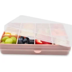 Melii Food Jars & Snack Cups|Dishes, Utensils & Food Containers*- 12 Compartments Divided Snack Container, Pink