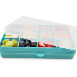 Melii Food Jars & Snack Cups|Dishes, Utensils & Food Containers*- 12 Compartments Divided Snack Container, Blue