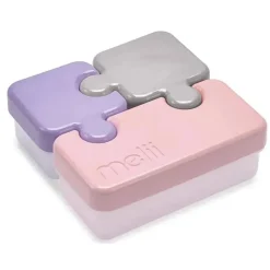 Melii Lunch Box|Dishes, Utensils & Food Containers*- 3 Compartments Puzzle Bento Box Food Storage Container