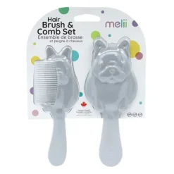 Melii Cleaning*- 2 Piece Hair Brush And Comb Set, Bulldog