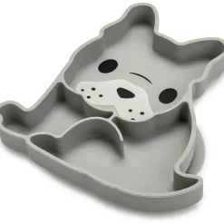 Melii Suction Plates & Bowls|Dishes, Utensils & Food Containers*- Divided Silicone Suction Plate, Bulldog