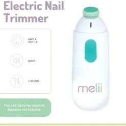 Melii Bath Gift Set*- Electric Nail File, Safe Trimmer & Clipper