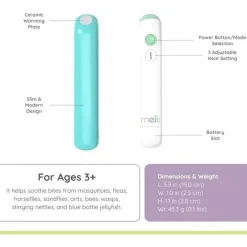 Melii Cool Baby Products|Skin Treatments*- Electric No-Itch Bug Bite Relief from Itching & Swelling, Kids and Adults