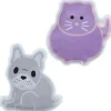 Melii Gadgets & Accessories*- Gel Ice Packs, 2 Pack, Keep Lunches and Snacks Cool, Reusable, Bulldog & Cat
