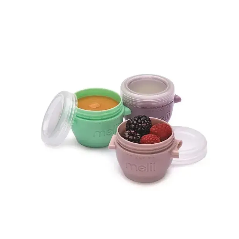 Melii Food Storage*- 2Oz Snap & Go Baby Food Storage Containers with lids