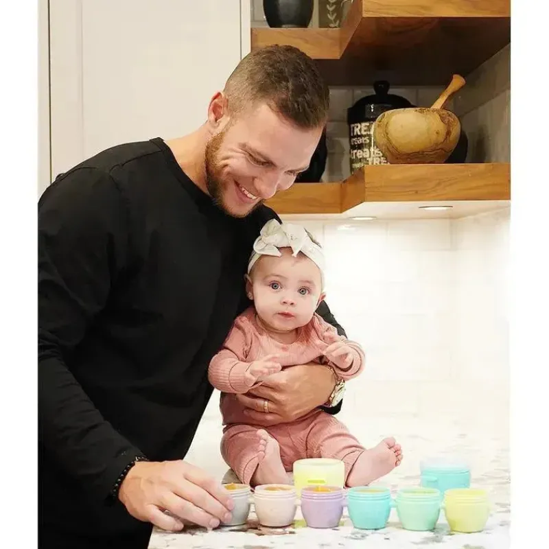 Melii Food Storage*- 2Oz Snap & Go Baby Food Storage Containers with lids