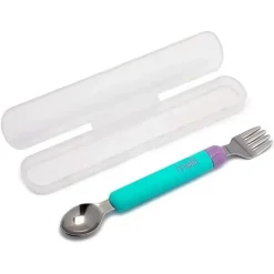 Melii Utensils & Accessories|Dishes, Utensils & Food Containers*- 2Pk Blue & Purple Spork On The Go
