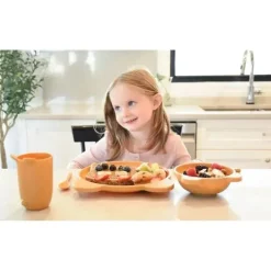 Melii Plates & Bowls|Dishes, Utensils & Food Containers*- 5Pk Cellulose Feeding Meal Set, Bear
