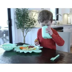 Melii Plates & Bowls|Dishes, Utensils & Food Containers*- 5Pk Cellulose Feeding Meal Set, Dinosaur