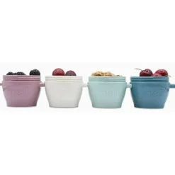 Melii Food Storage*- 4Pk Snap & Go Baby Food Storage Containers, 4 Oz