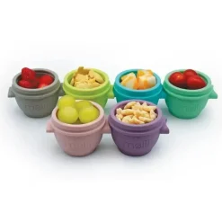 Melii Food Storage*- 6Pk Snap & Go Baby Food Storage Containers with lids, 2 Oz
