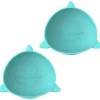 Melii Suction Plates & Bowls|Food Feeder*- Silicone Suction Bowls for Babies and Toddlers, 10.1 oz - 2 Pack, Shark Blue