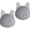 Melii Suction Plates & Bowls|Dishes, Utensils & Food Containers*- Silicone Suction Bowls,10.1 oz, 2 Pack, Bulldog