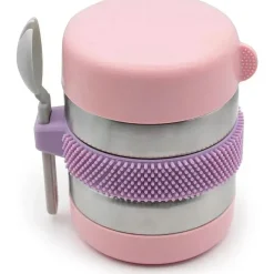 Melii Food Storage*- Stainless Steel Food Jar, 10.1oz, Double Walled, Vacuum Insulated, Pink, Purple, Grey