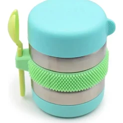Melii Food Storage*- Stainless Steel Food Jar, 10.1oz, Double Walled, Vacuum Insulated, Blue, Mint, Lime