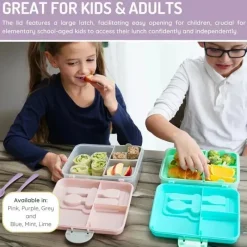 Melii Utensils & Accessories|Dishes, Utensils & Food Containers*- Two Tier Bento, 48.8 Oz, Pink