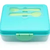 Melii Utensils & Accessories|Dishes, Utensils & Food Containers*- Two Tier Bento, 48.8 Oz, Blue Mint Lime