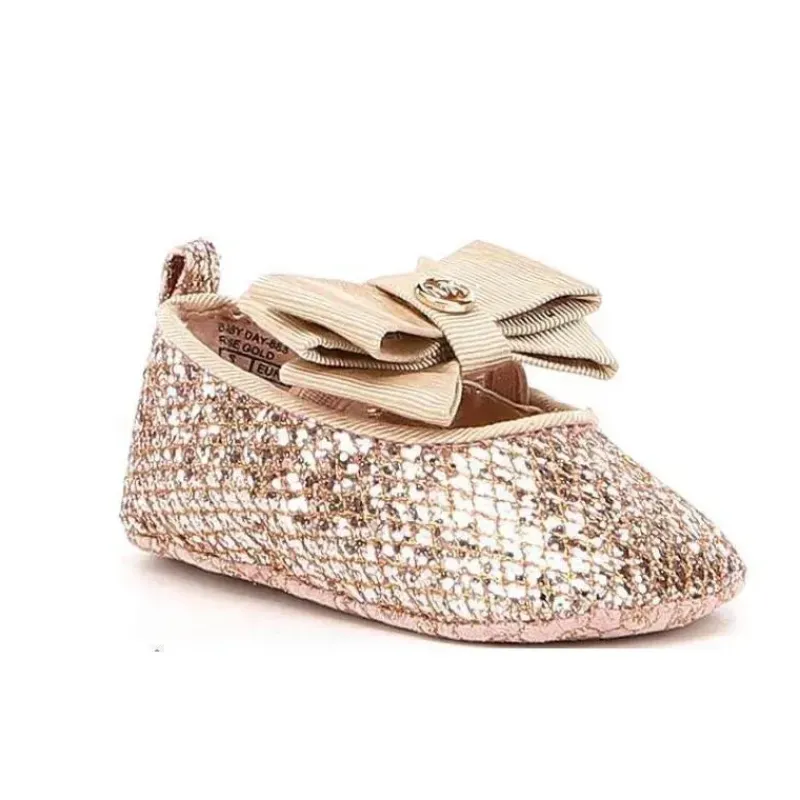 Michael Kors Baby Shoes*- Baby Day Rose Gold - Ballet Crib Shoes