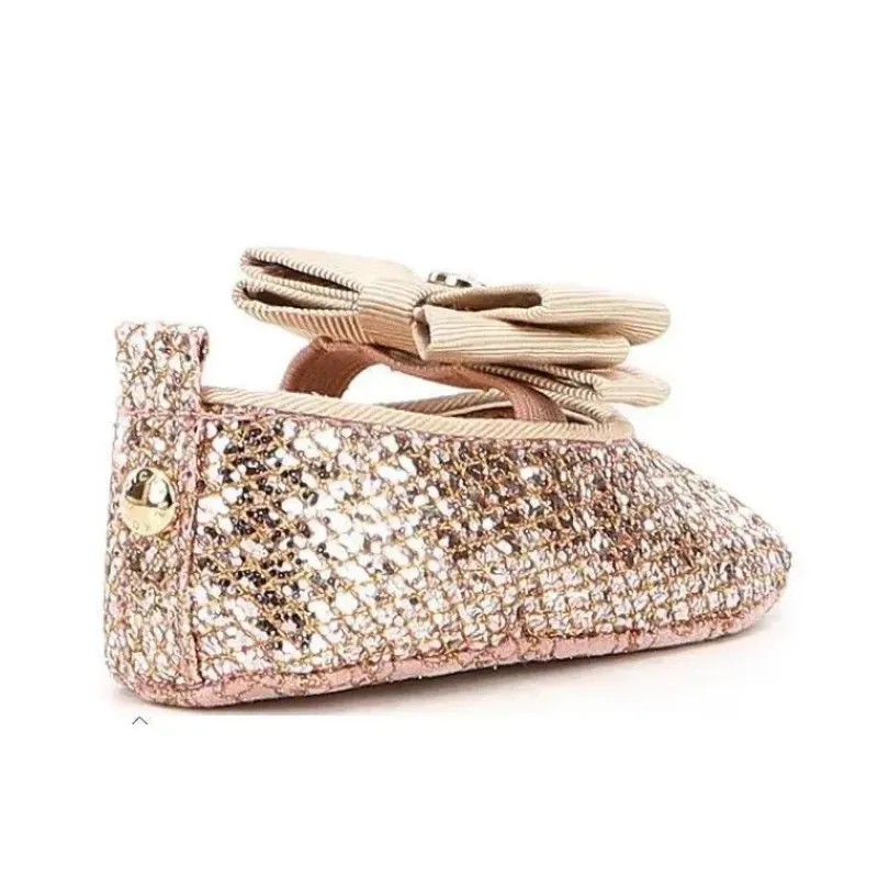 Michael Kors Baby Shoes*- Baby Day Rose Gold - Ballet Crib Shoes