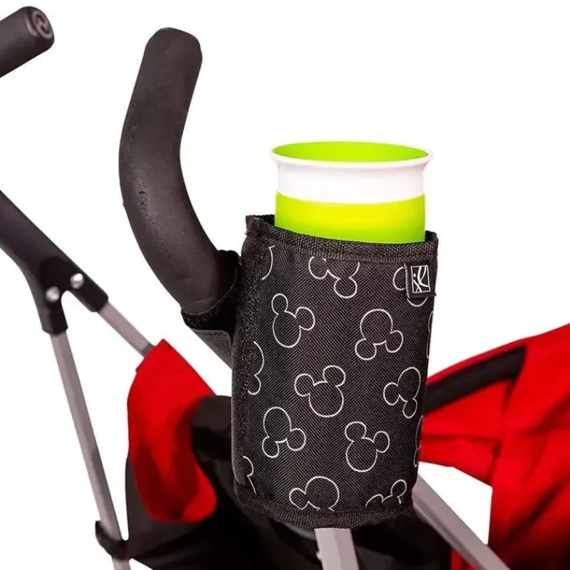 J.L. Childress Cup Holders, Trays & Belly Bars|Mickey & Minnie*Mickey Baby Cup 'n Stuff Universal Insulated Stroller Cup Holder