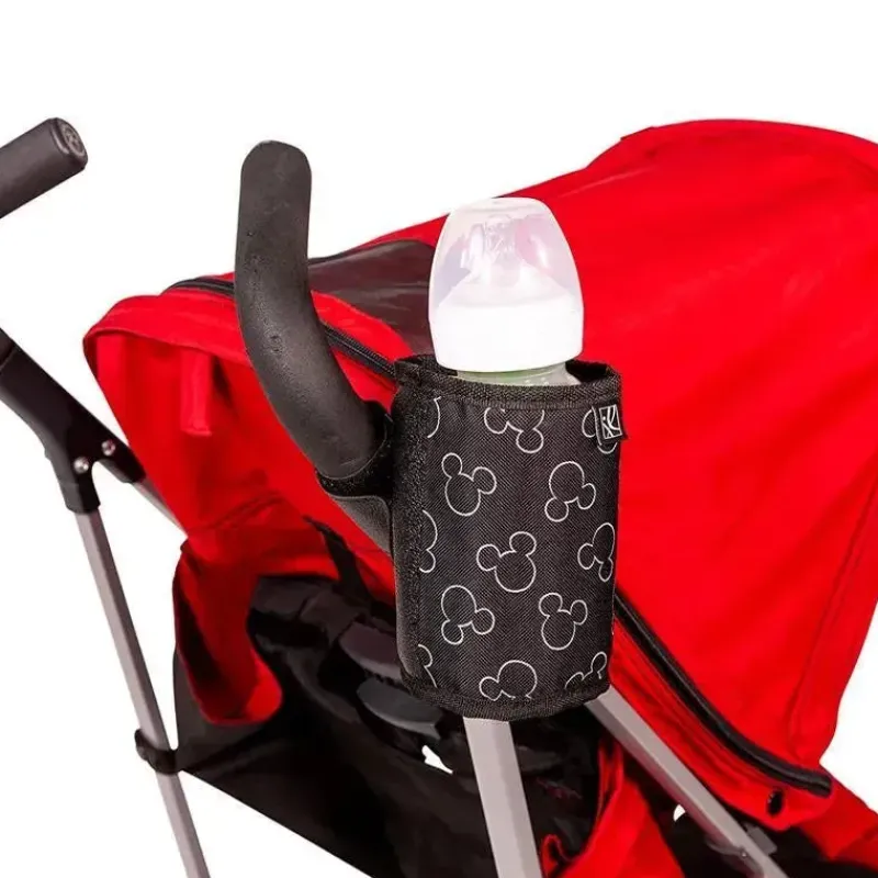 J.L. Childress Cup Holders, Trays & Belly Bars|Mickey & Minnie*Mickey Baby Cup 'n Stuff Universal Insulated Stroller Cup Holder