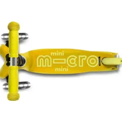 Kids Micro Kickboard Ride-On Toys|Toys For 3 Year Old*- Mini Deluxe LED 3-Wheeled, Yellow