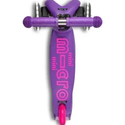 Kids Micro Kickboard Ride-On Toys|Toys For 3 Year Old*- Mini Deluxe LED 3-Wheeled, Purple