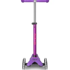 Kids Micro Kickboard Ride-On Toys|Toys For 3 Year Old*- Mini Deluxe LED 3-Wheeled, Purple