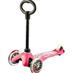 Kids Micro Kickboard Ride-On Toys|Toys For 3 Year Old*- Mini 3in1 Deluxe, Pink