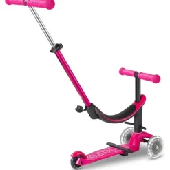 Kids Micro Kickboard Bikes & Trikes|Gift For Kids*- Mini2Grow LED Wheels, 4in1 Scooter, for Kids Ages 1-6, Pink
