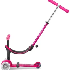 Kids Micro Kickboard Bikes & Trikes|Gift For Kids*- Mini2Grow LED Wheels, 4in1 Scooter, for Kids Ages 1-6, Pink