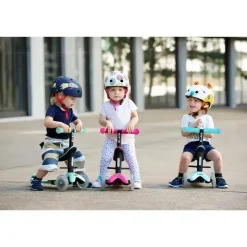 Kids Micro Kickboard Bikes & Trikes|Gift For Kids*- Mini2Grow LED Wheels, 4in1 Scooter, for Kids Ages 1-6, Pink