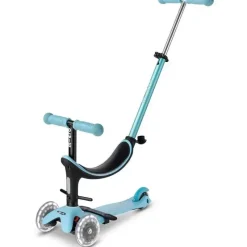 Kids Micro Kickboard Bikes & Trikes|Gift For Kids*- Mini2Grow LED Wheels, 4in1 Scooter, for Kids Ages 1-6, Blue