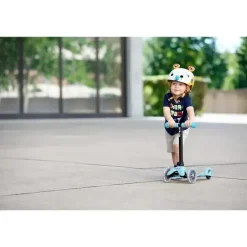 Kids Micro Kickboard Bikes & Trikes|Gift For Kids*- Mini2Grow LED Wheels, 4in1 Scooter, for Kids Ages 1-6, Blue