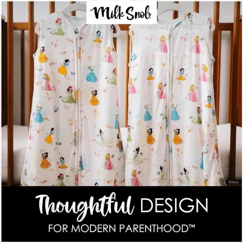 Milk Snob Disney Princess|Baby Sleepwear*- Disney Baby Sleeping Sack, Sleeveless Sleep Bag and Wearable Zip Up Blanket, Princess