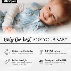 Milk Snob Toy Story|Baby Sleepwear*- Disney Baby Sleeping Sack, Sleeveless Sleep Bag and Wearable Zip Up Blanket, Toy Story