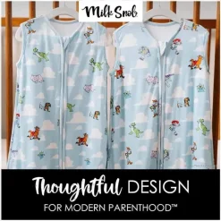 Milk Snob Toy Story|Baby Sleepwear*- Disney Baby Sleeping Sack, Sleeveless Sleep Bag and Wearable Zip Up Blanket, Toy Story