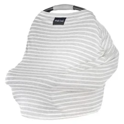 Milk Snob Car Seat Head Support & Strap Covers*- Original 5-in-1 Cover Heather Stripe