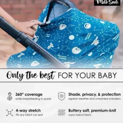 Milk Snob Star Wars|Car Seat Head Support & Strap Covers*- Original Star Wars 5-in-1 Cover, The Child