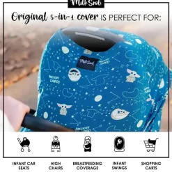 Milk Snob Star Wars|Car Seat Head Support & Strap Covers*- Original Star Wars 5-in-1 Cover, The Child