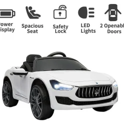 Millennium Baby Ride-On Toys*- Lincensed Maserati White