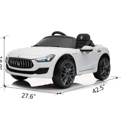 Millennium Baby Ride-On Toys*- Lincensed Maserati White