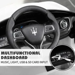 Millennium Baby Ride-On Toys*- Lincensed Maserati White