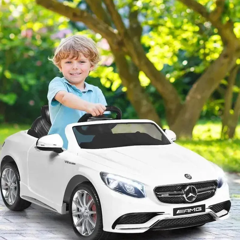 Kids Millennium Baby Ride-On Toys|Toys For 3 Year Old*Licensed Mercedes Benz Sls Amg White