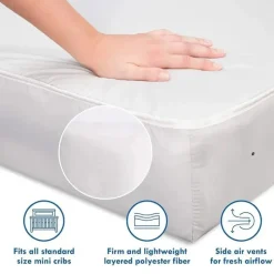 Million Dollar Baby Crib & Bed Sheets*- DaVinci Complete Slumber MINI Crib Mattress
