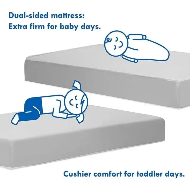 Million Dollar Baby Mattresses, Pads & Covers*- Deluxe Coil Dual-Sided Crib Mattress