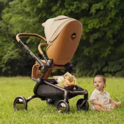 Mima Top Strollers|Single Strollers*- Creo Single Stroller, Mocha Cream