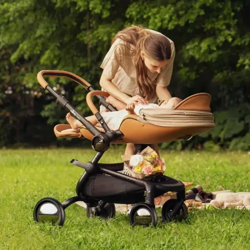 Mima Top Strollers|Single Strollers*- Creo Single Stroller, Mocha Cream